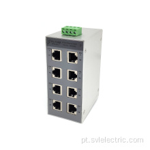 Ethernet muda 10/100 Mbps 8 portas entradas RJ45